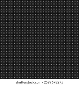 Seamless Vector Illustration Black Square Tile Pattern for Tech Interfaces