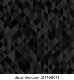 Seamless Vector Illustration Black Triangle Texture