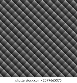 Seamless Vector Illustration Black Woven Diamond Pattern