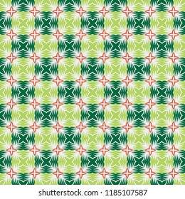 Seamless vector illustration. Christmas pattern background of Christmas trees