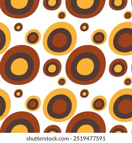 Ilustración vectorial perfecta con círculos concéntricos