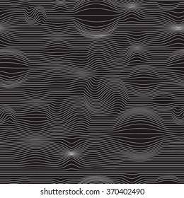 Seamless vector illustration with graphic lines element. Eps-8.