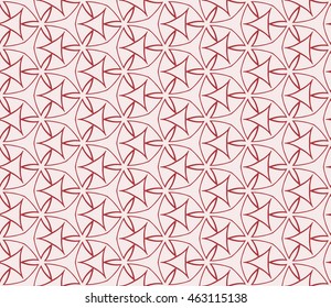 Seamless vector illustration with the image of a polygonal pattern. For the design, printing, wallpaper. Rose color
