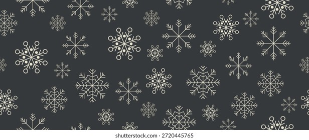 Ilustración vectorial perfecta. Modelo abstracto minimalista del copo de nieve. Estampado moderno. Perfecto para el diseño textil, salvapantallas, envoltura de regalo, cubiertas, tarjetas, invitaciones y carteles.