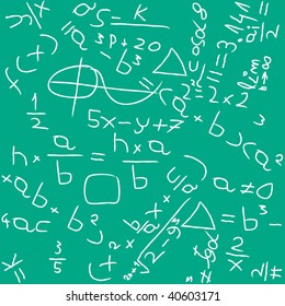 Seamless vector illustration on school board