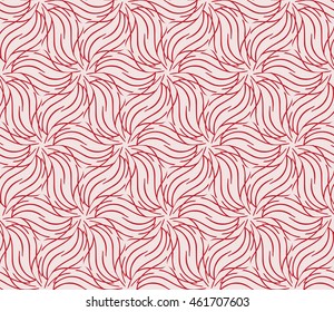 Seamless vector illustration in pink tones with the image of abstract flowers. For the design of greeting cards backgrounds, interior design, textile industry.