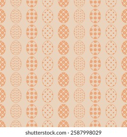 Seamless vector illustration print pattern with Easter eggs decorative background for paper, pack, textile etc 