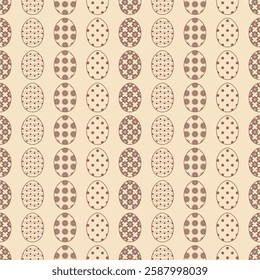 Seamless vector illustration print pattern with Easter eggs decorative background for paper, pack, textile etc 