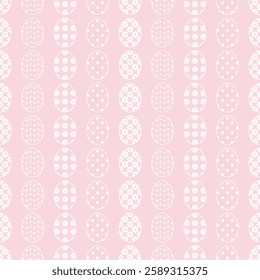 Seamless vector illustration print pattern with Easter eggs decorative background for paper, pack, textile etc