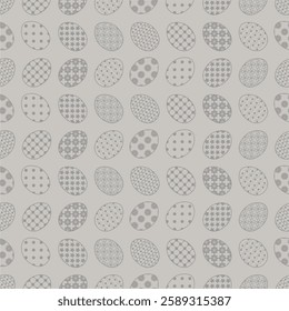 Seamless vector illustration print pattern with Easter eggs decorative background for paper, pack, textile etc