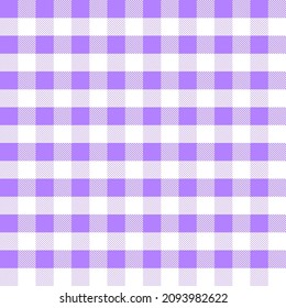 Seamless vector illustration of purple and white squares for use as a background or wallpaper.