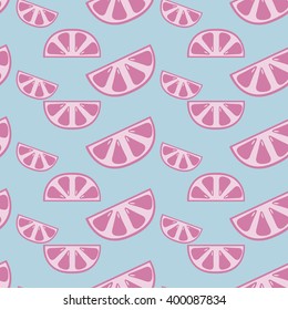 Seamless vector illustration with sweet lemons. Modern pattern for various creative projects