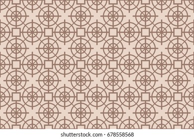 Seamless vector illustration with from the transformation of geometric shape. For the design, printing, greeting cards. Skin color tone.