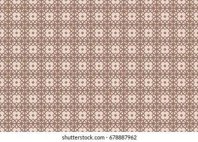 Seamless vector illustration with from the transformation of geometric shape. For the design, printing, greeting cards. Skin color tone.