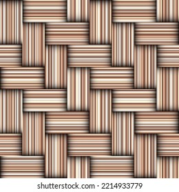 Seamless vector image. Beige herringbone pattern. Regular lines texture.