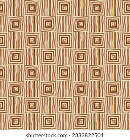 Seamless vector image. Beige herringbone geometric pattern . Tribal native style. Vector image
