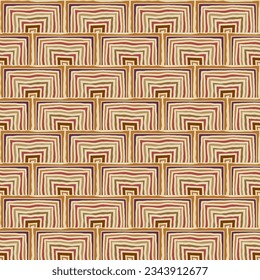 Seamless vector image. Beige herringbone geometric pattern . Tribal native style. Vector image