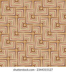Seamless vector image. Beige herringbone geometric pattern . Tribal native style. Vector image