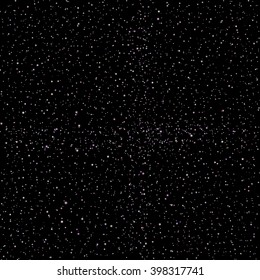 seamless vector image of the night sky with stars 