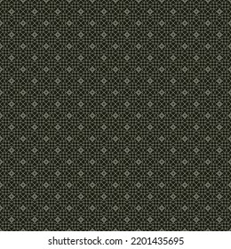 Seamless, Vector Image of a Peculiar White Grid On a Dark Background. Possible Applications in Design and Textiles