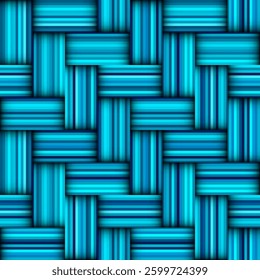Seamless vector image. Teal and turquoise colours herringbone geometric pattern. Vector illustration