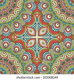 Seamless vector indian pattern