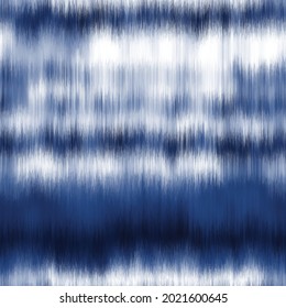 Seamless vector indigo shibori ombre tie dye pattern for surface print. High quality illustration. Realistic digitally rendered tie dye in perfect repeat for apparel, textile or interior design.