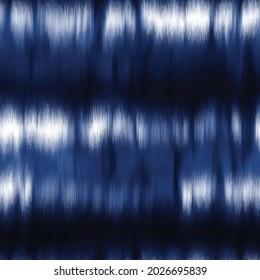 Seamless vector indigo shibori ombre tie dye pattern for surface print. High quality illustration. Realistic digitally rendered tie dye in perfect repeat for apparel, textile or interior design.