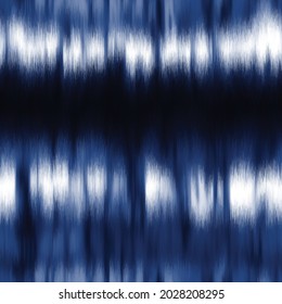 Seamless vector indigo shibori ombre tie dye pattern for surface print. High quality illustration. Realistic digitally rendered tie dye in perfect repeat for apparel, textile or interior design.