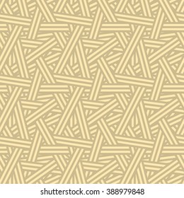 Seamless Vector Interweaving Lines Pattern Background