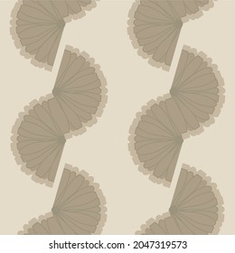 Motif harmonieux vectoriel japonais motif avec fleurs traditionnelles colorées. Conception pour l'impression, l'emballage, le fond d'écran