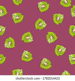 Seamless vector kiwi fruit with pink background. Great for Fabric, Textile, backgrounds, wallpaper, surface pattern, scrapbook, bullet journal. 