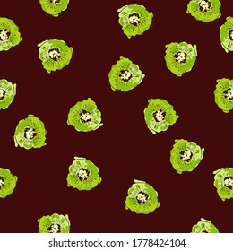 Seamless Vector Kiwi on maroon background Pattern. Great for Fabrics, Scrap booking, bullet journal, textiles, blankets, pillows, cover,