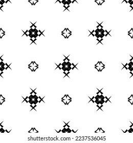 Caballero vectorial sin mar adorno heráldico patrón blanco y negro de cruces espiadas para libros o diseños de fantasía
