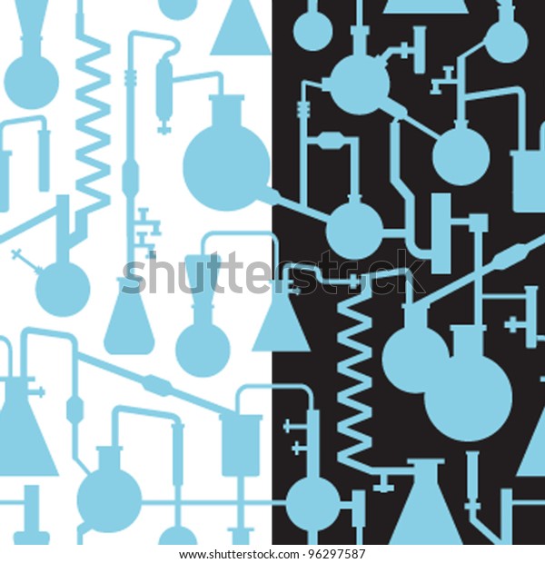 Seamless Vector Lab Stock Vector (Royalty Free) 96297587