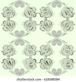 Seamless vector lace pattern. Texture can be used for wallpapers, fills an image, web page, background, surface, wrapping paper, borders, frames, borders, laces