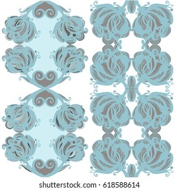 Seamless vector lace pattern. Texture can be used for wallpapers, fills an image, web page, background, surface, wrapping paper, borders, frames, borders, laces