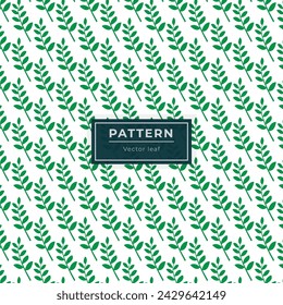 Seamless vector leaf Pattern background design, febrile pattern