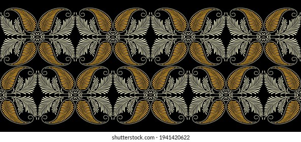 Diseño de borde de hojas vectoriales sin inconvenientes