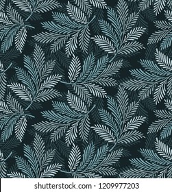 Seamless Vector Leaves Pattern