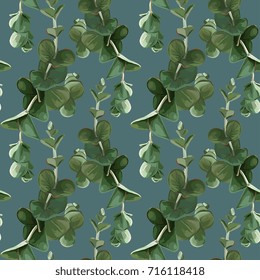 Seamless Vector Leaves Pattern