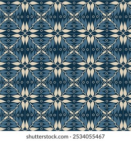 Seamless vector leaves or plant pattern,line texture in mid century mordern style, Square or tile repeating pattern for fabric wallpaper, textiles, clothing, wrapping paper, cover, banner, home decor 