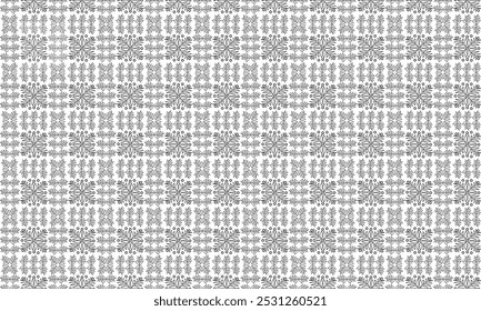 Seamless vector leaves or plant pattern,texture in mid century mordern style, Square or tile repeating pattern for fabric, wallpaper, textiles, clothing, wrapping paper, cover, banner, home decor