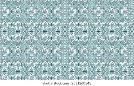 Seamless vector leaves or plant pattern,texture in mid century mordern style, Square or tile repeating pattern for fabric, wallpaper, textiles, clothing, wrapping paper, cover, banner, home decor