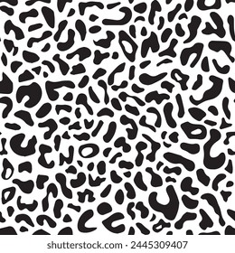 Seamless vector leopard pattern,animal skin print,seamless vector pattern