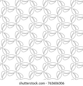 Seamless vector light ornament. Modern background. Geometric modern pattern