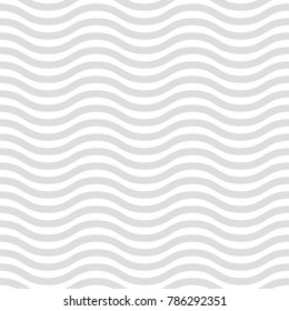 Seamless vector light wavy ornament. Modern background. Geometric modern pattern