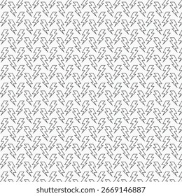 Seamless vector lightning pattern. Modern stylish texture

