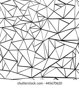  Seamless vector lines and delta colorful texture.