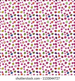Seamless vector love background. Valentine heart love seamless pattern with heart. Heart pattern.
